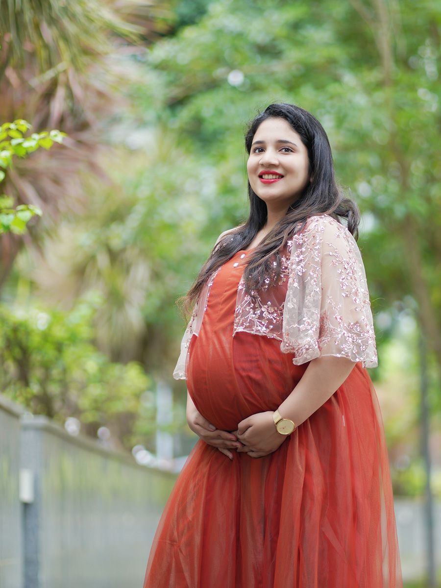 Maternity Baby Shower- Golden Brown