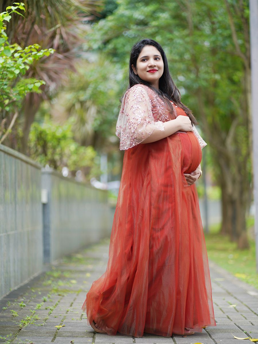 Maternity Baby Shower- Golden Brown