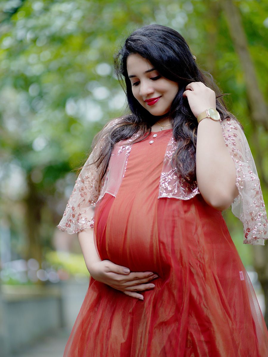 Maternity Baby Shower- Golden Brown