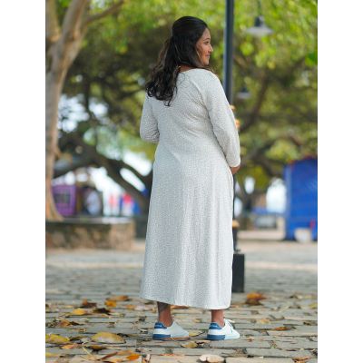 Maternity Short Dress- Amora Off white