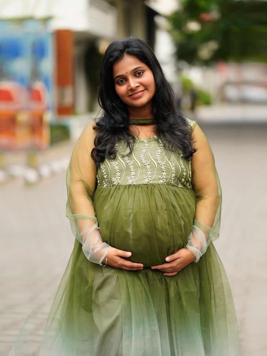 Maternity Baby Shower- Green Shade