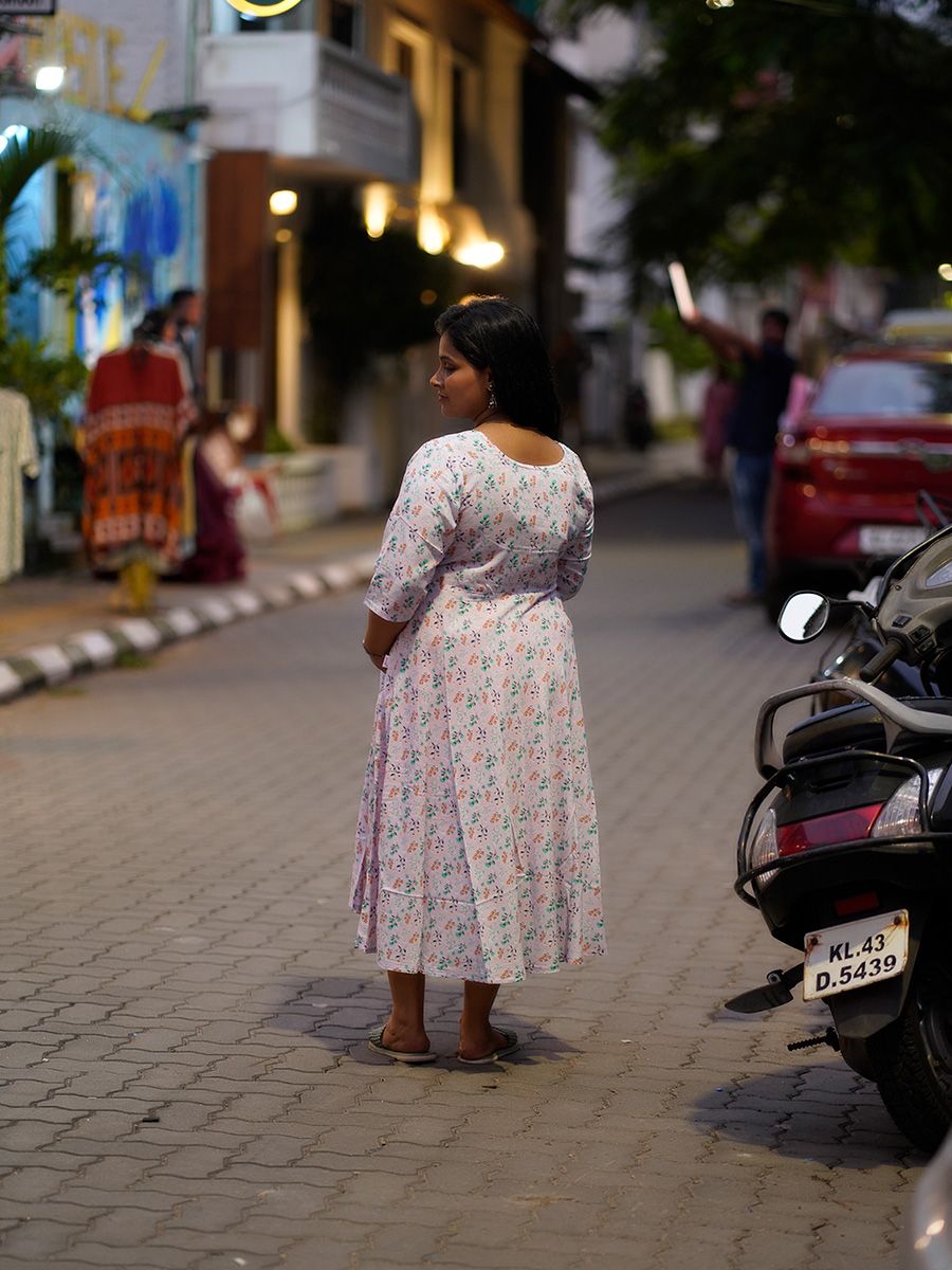 Maternity Short Dress-Pallavi Lavender