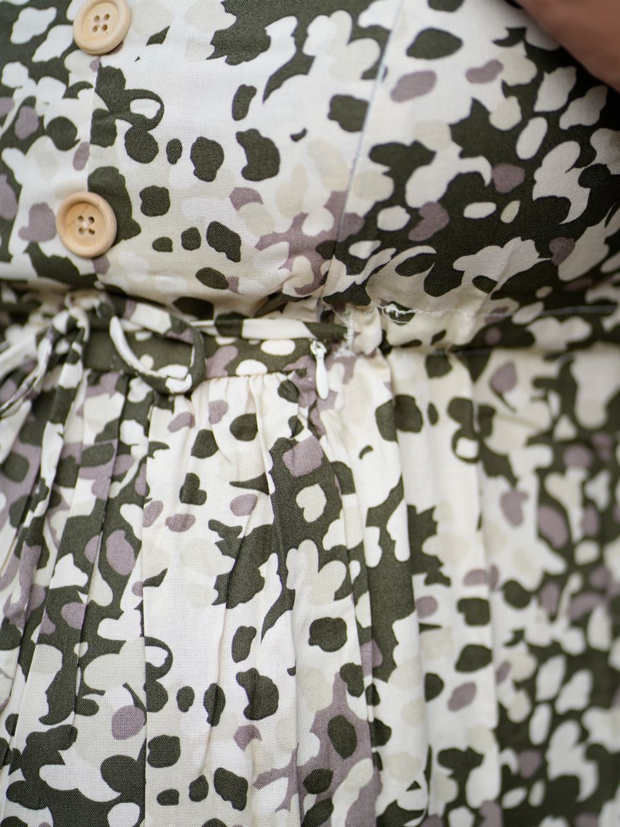 Maternity Short Dress- Beryl Cream