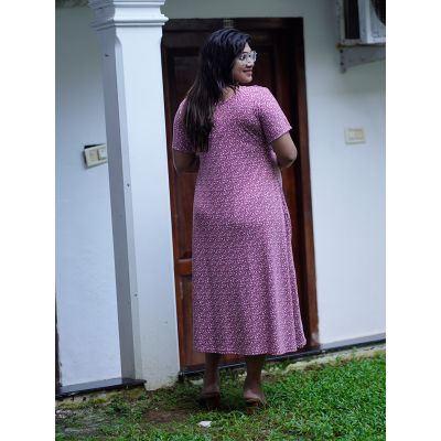 Maternity Short Dress- Knitted Gilda D Brown