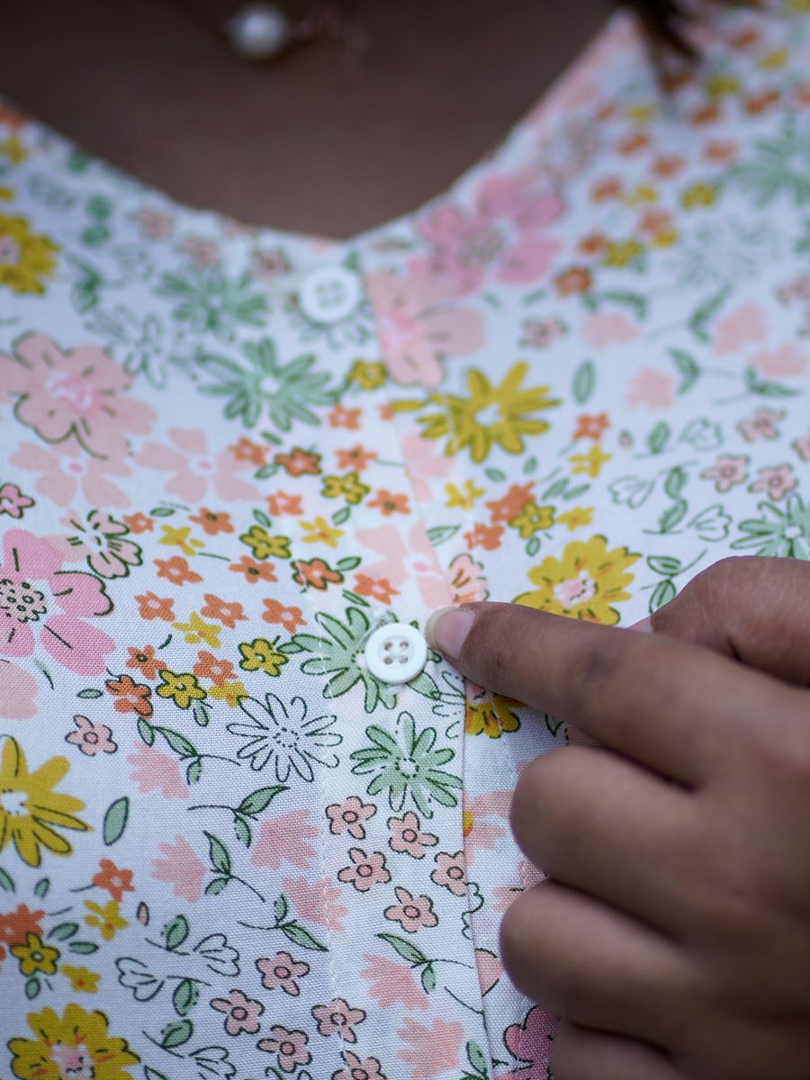 Maternity Full Night Gown- Nima offwhite