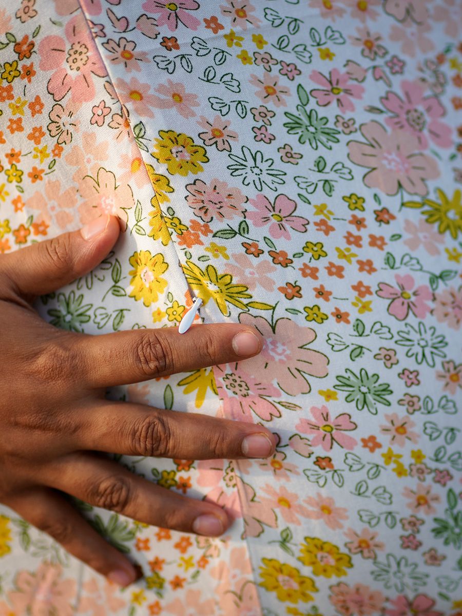 Maternity Short Night Gown- Joelle Off White