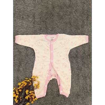Baby Jumpsuit Girl- Pink Rabbit