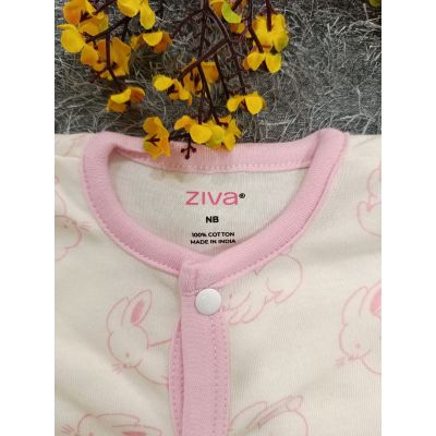 Baby Jumpsuit Girl- Pink Rabbit