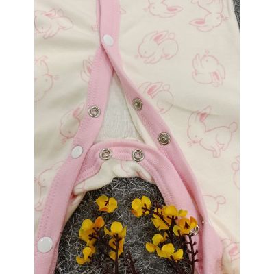 Baby Jumpsuit Girl- Pink Rabbit