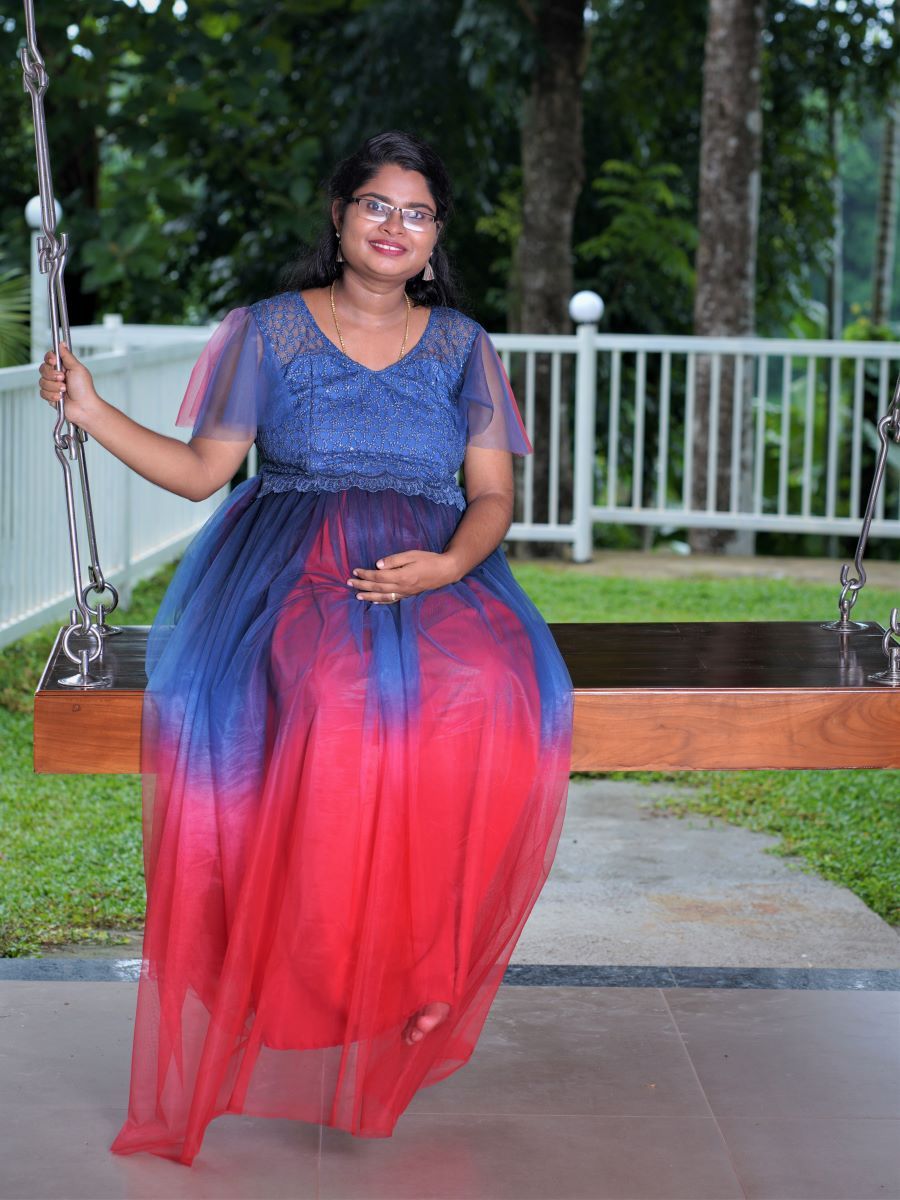 Baby Shower Dress Red