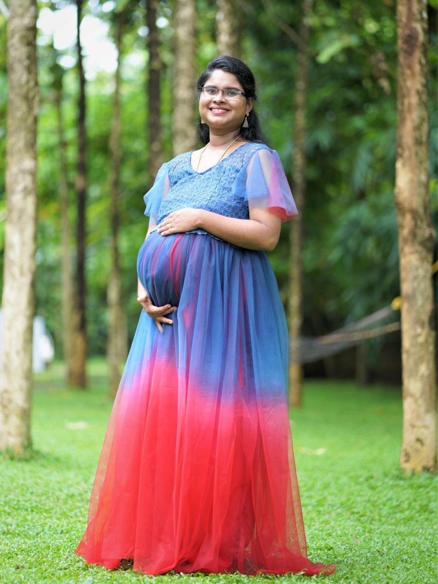 Baby Shower Dress Red