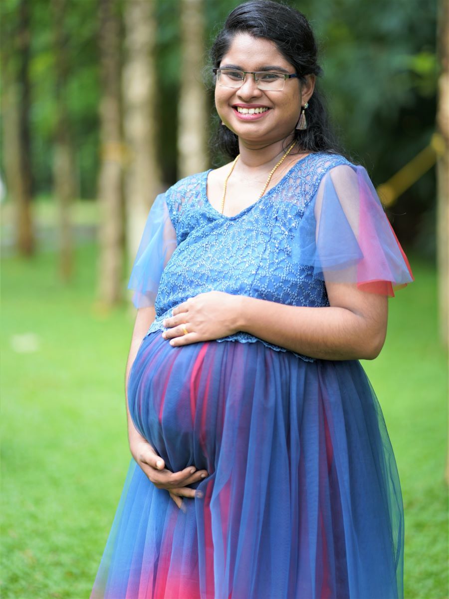 Baby Shower Dress Red