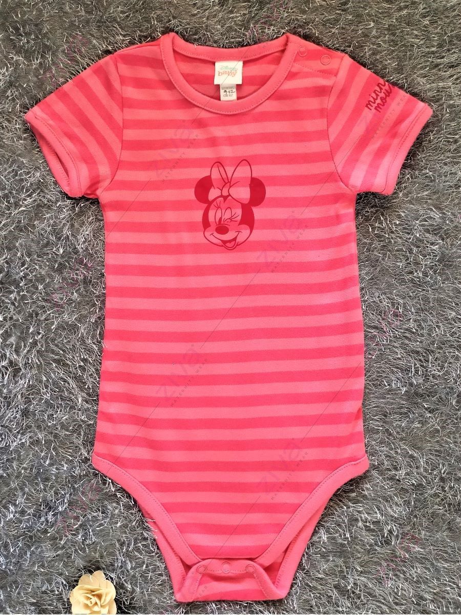 Pink Stripe Romper