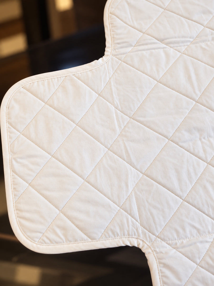 Ziva Baby Nappy & Diaper Changing Sheet – Foldable Travel Changing Mat with Storage Pocket | Soft White Little Bird Print