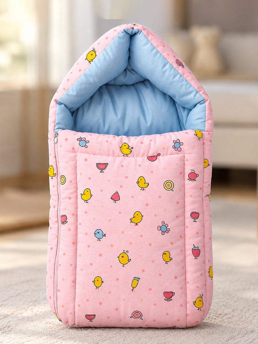 Double Shade Baby Bed Fruit Print