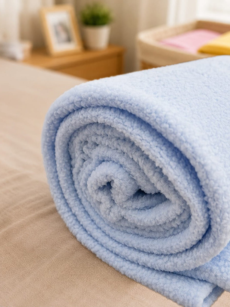 Ziva Baby Dry Sheet,Large  (Bed Protector) | Extra Absorbent | Waterproof & Breathable | Light Blue (110 × 90 cm)