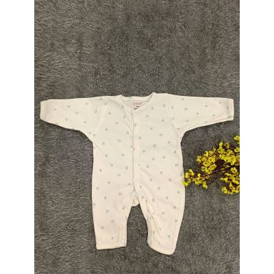 Baby Jumpsuit NB- Shapes Offwhite