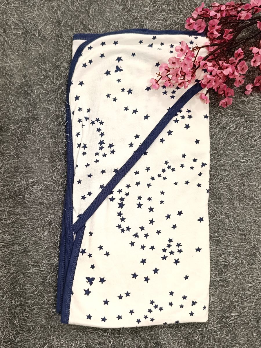 Baby Hood Towel- Star Print