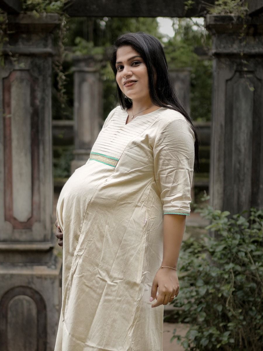 Maternity Midi Onam Festive Dress Ela B