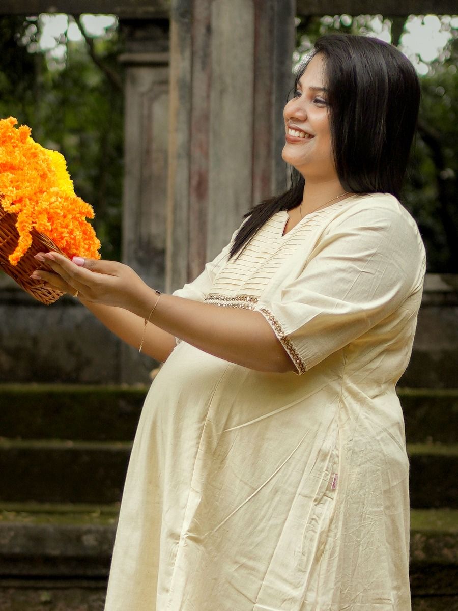 Maternity Midi Onam Festive Dress Ela CB
