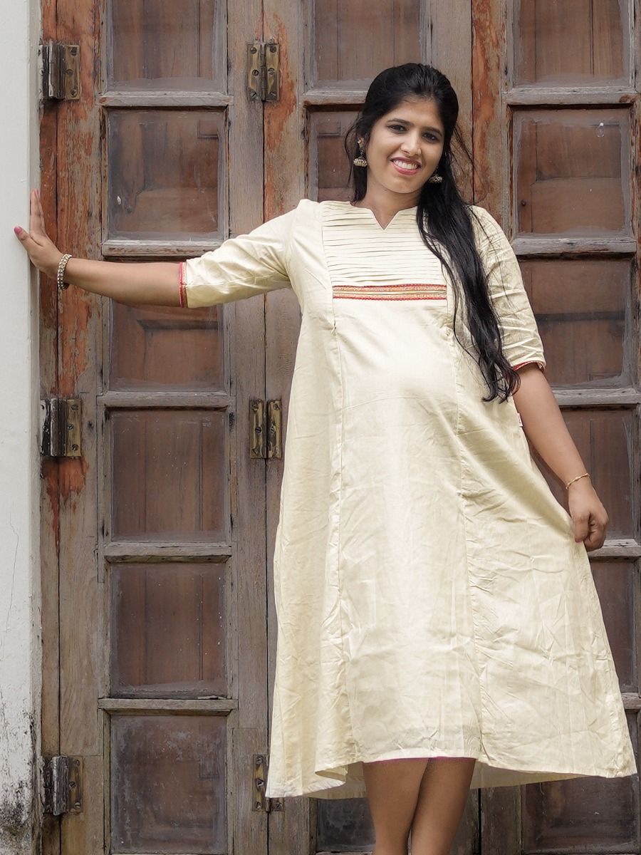 Maternity Midi Onam Festive Dress Ela R
