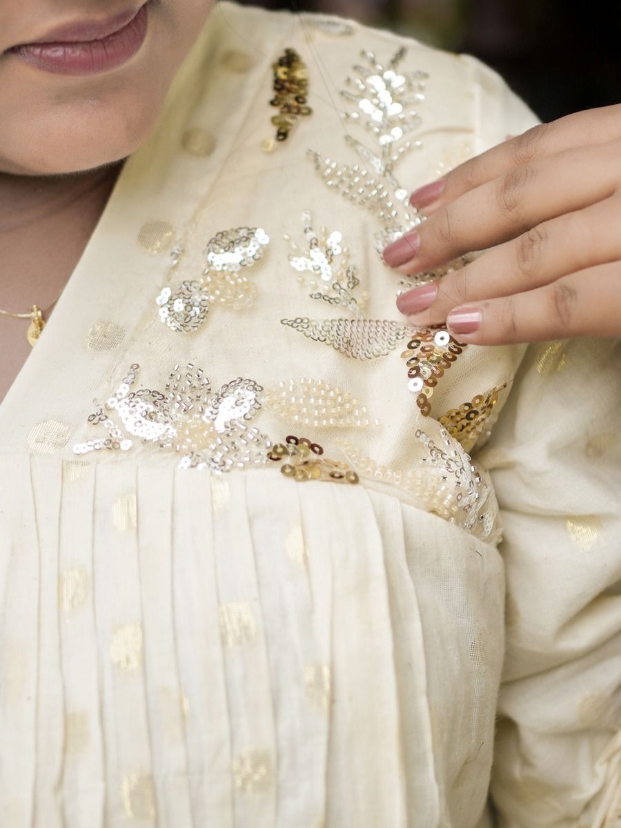 Maternity Midi Onam Festive Dress Clara