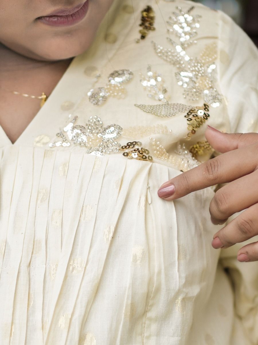 Maternity Midi Onam Festive Dress Clara