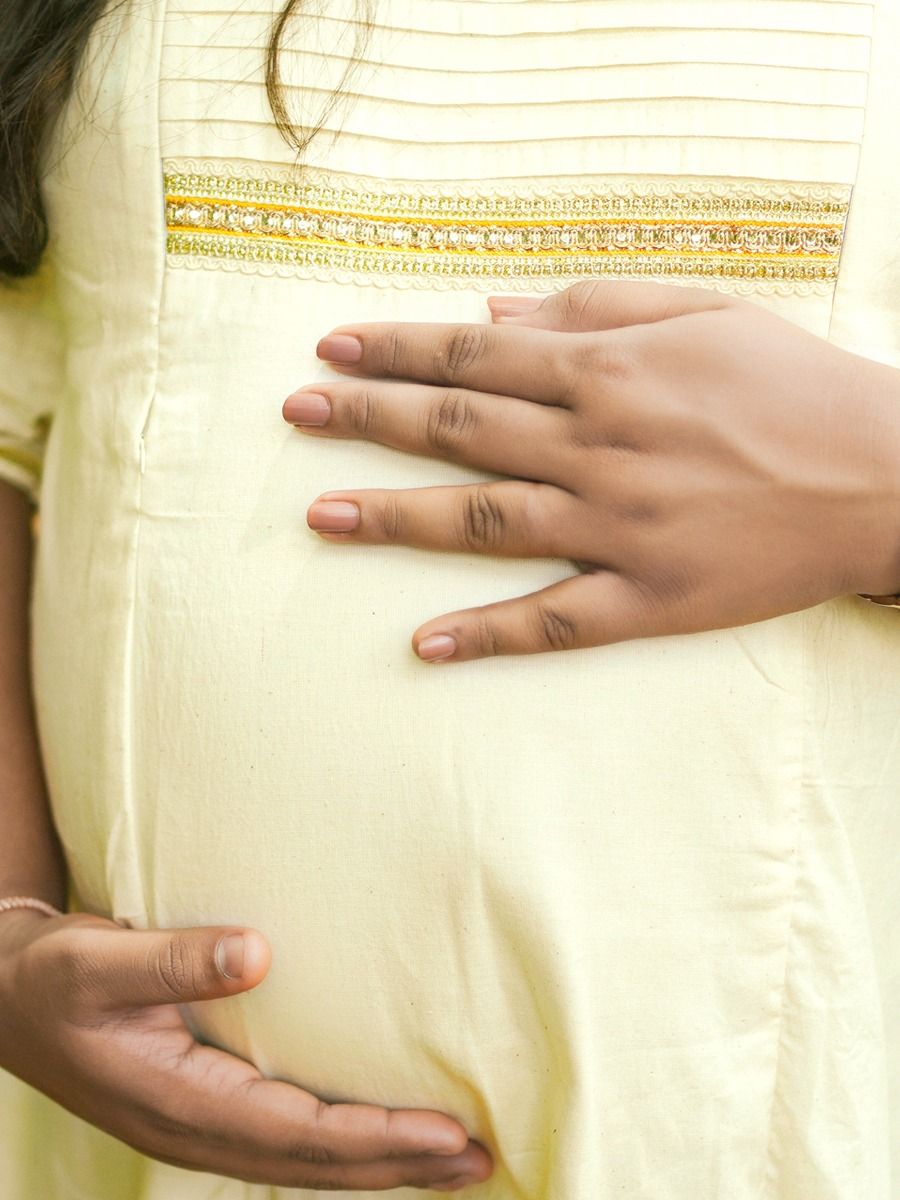 Maternity Midi Onam Festive Dress Ela Y