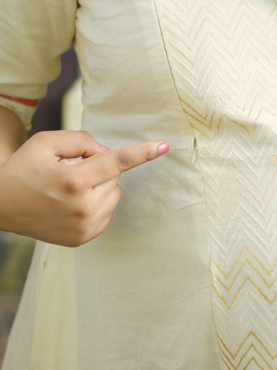 Maternity Midi Onam Festive Dress Kavika