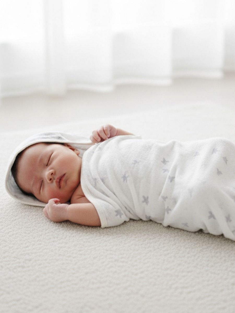 Baby Hood Towel Bird