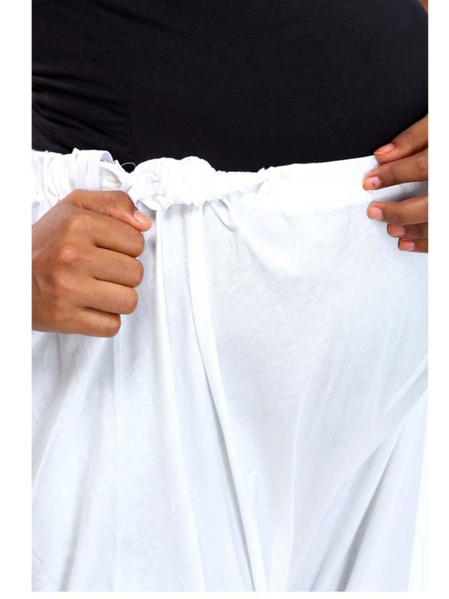 Maternity Chudi Adjustable White