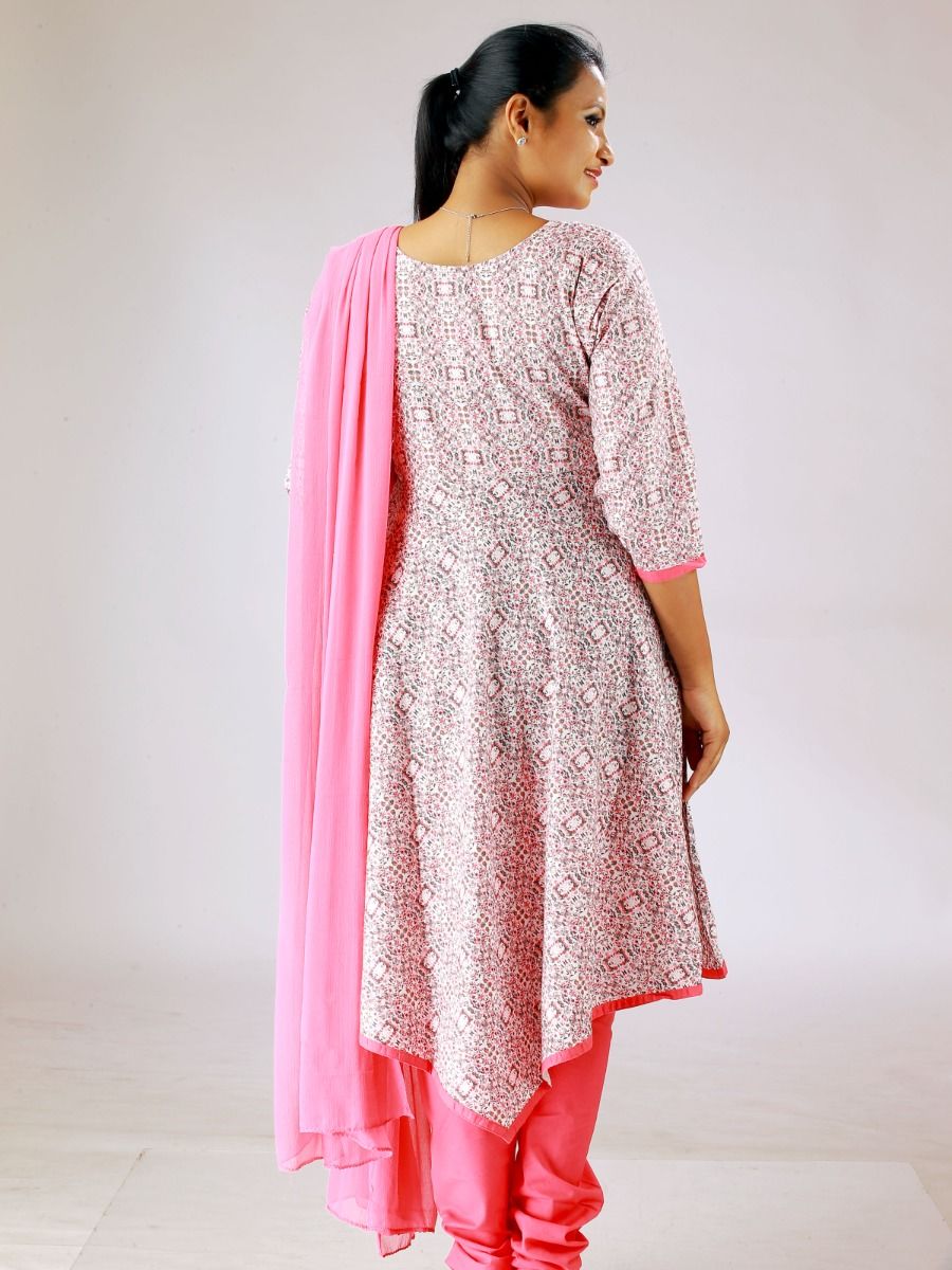 Maternity Salwar Suits Pink Floral (Nigel Flower)