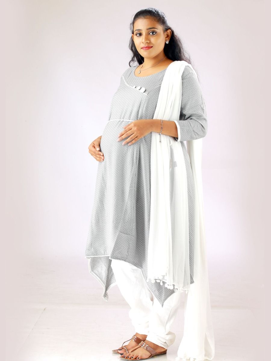 Nursing Salwar Suits (Talin Ash)