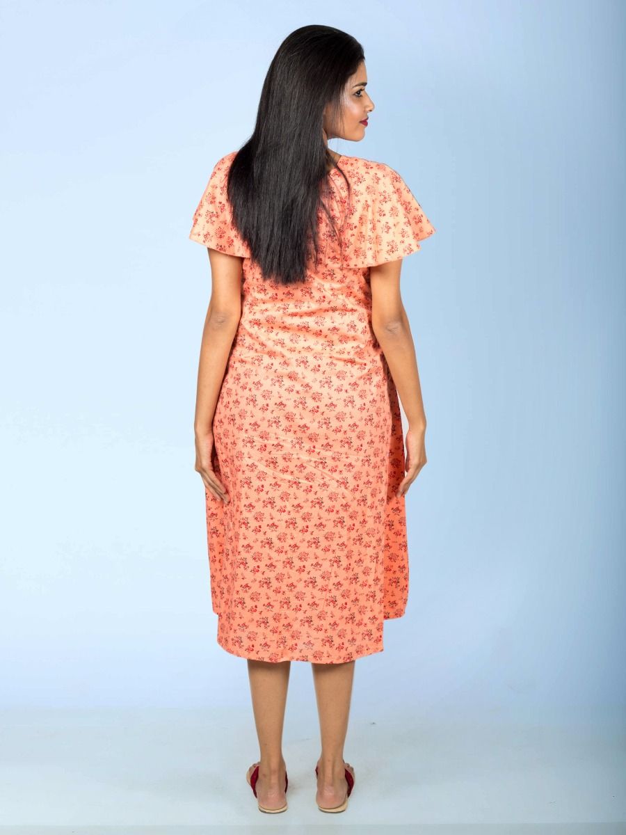 Maternity Nightie Short (Erin peach)