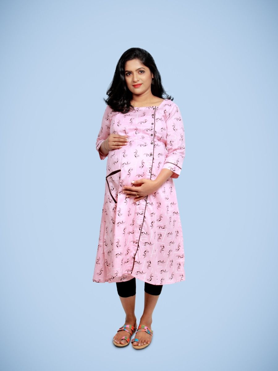 Buy Maternity Designer Multi Color Kurti for Womans Online in India  Etsy
