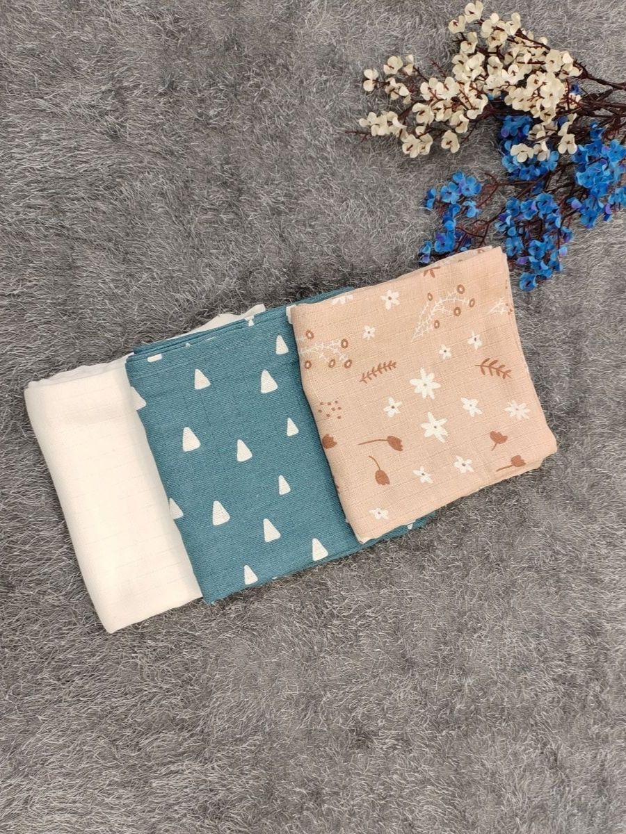  Baby Muslin Cloth - (Pack of 3)