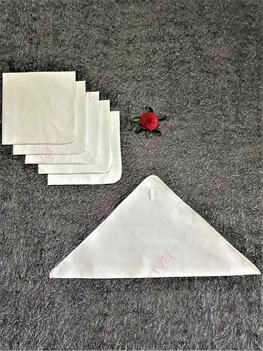 Ziva Reusable Square Cotton Nappy 6pcs Pack