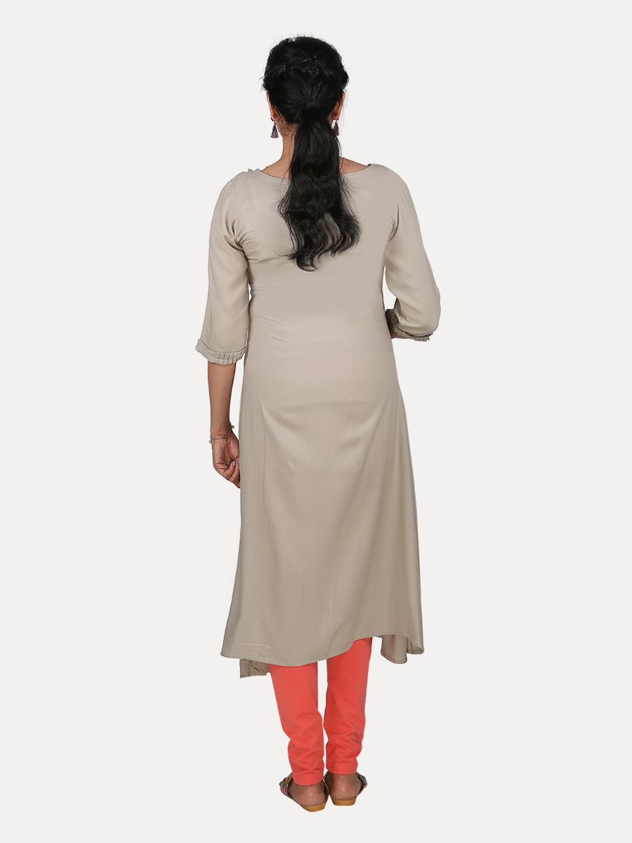 Buy TAG 7 Grey Cotton Regular Fit Leggings for Women Online @ Tata CLiQ