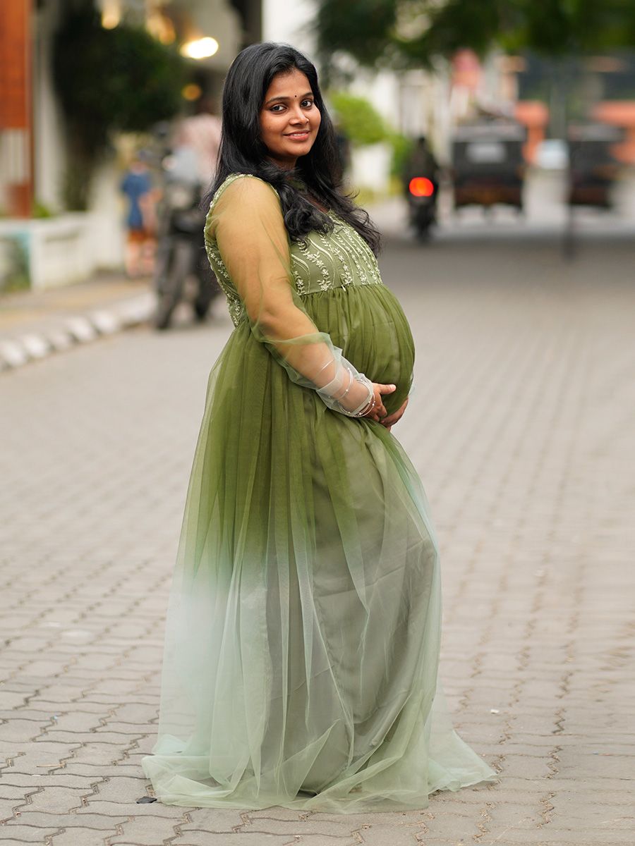 Maternity Baby Shower- Green Shade