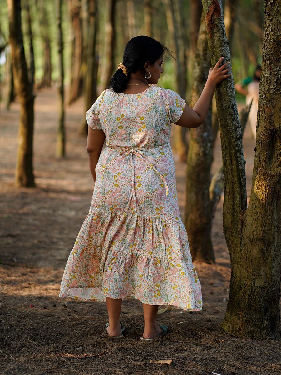 Maternity Short Night Gown- Joelle Off White