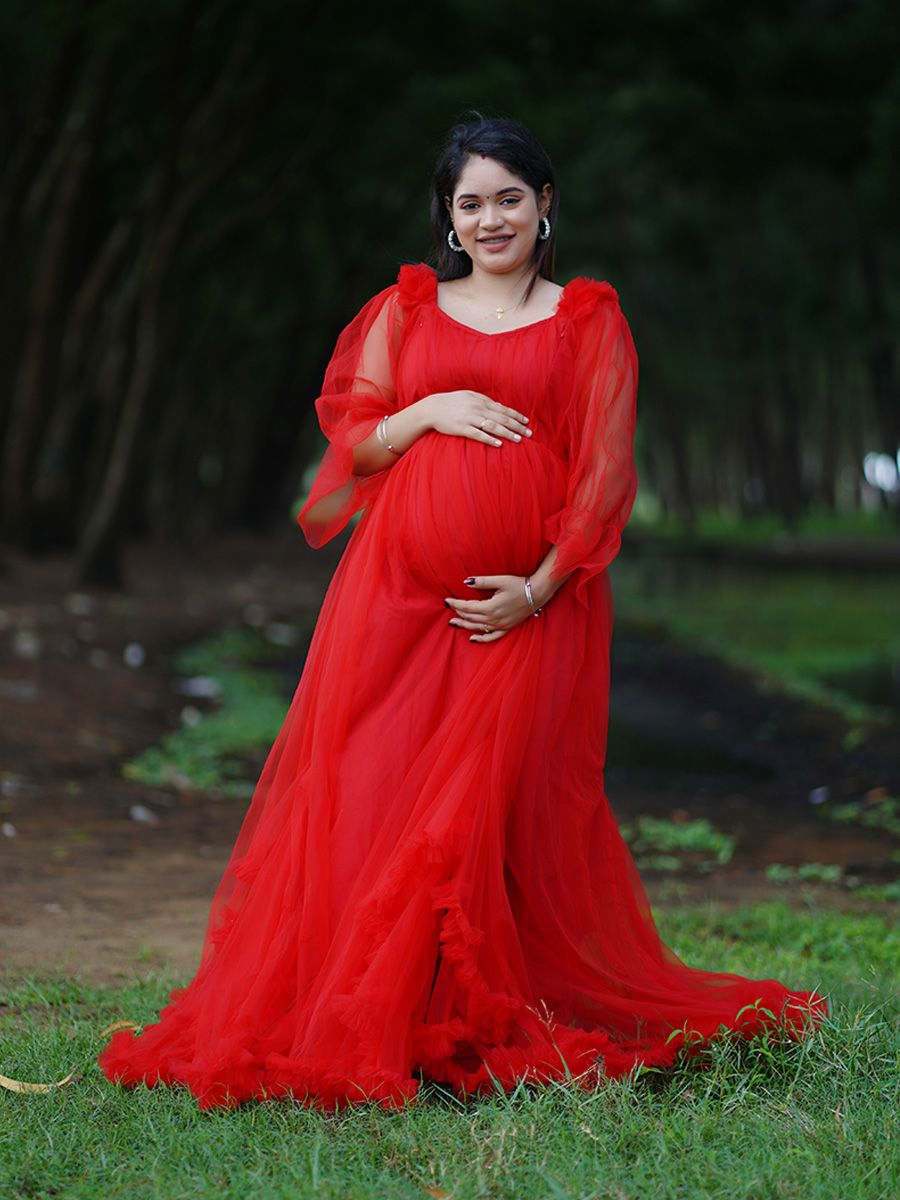 Maternity Dress Pregnancy Photo Shoot Pregnant Women Mother Sleeveless  Elegant Chiffon Party Evening Maternity Clothes | Wish