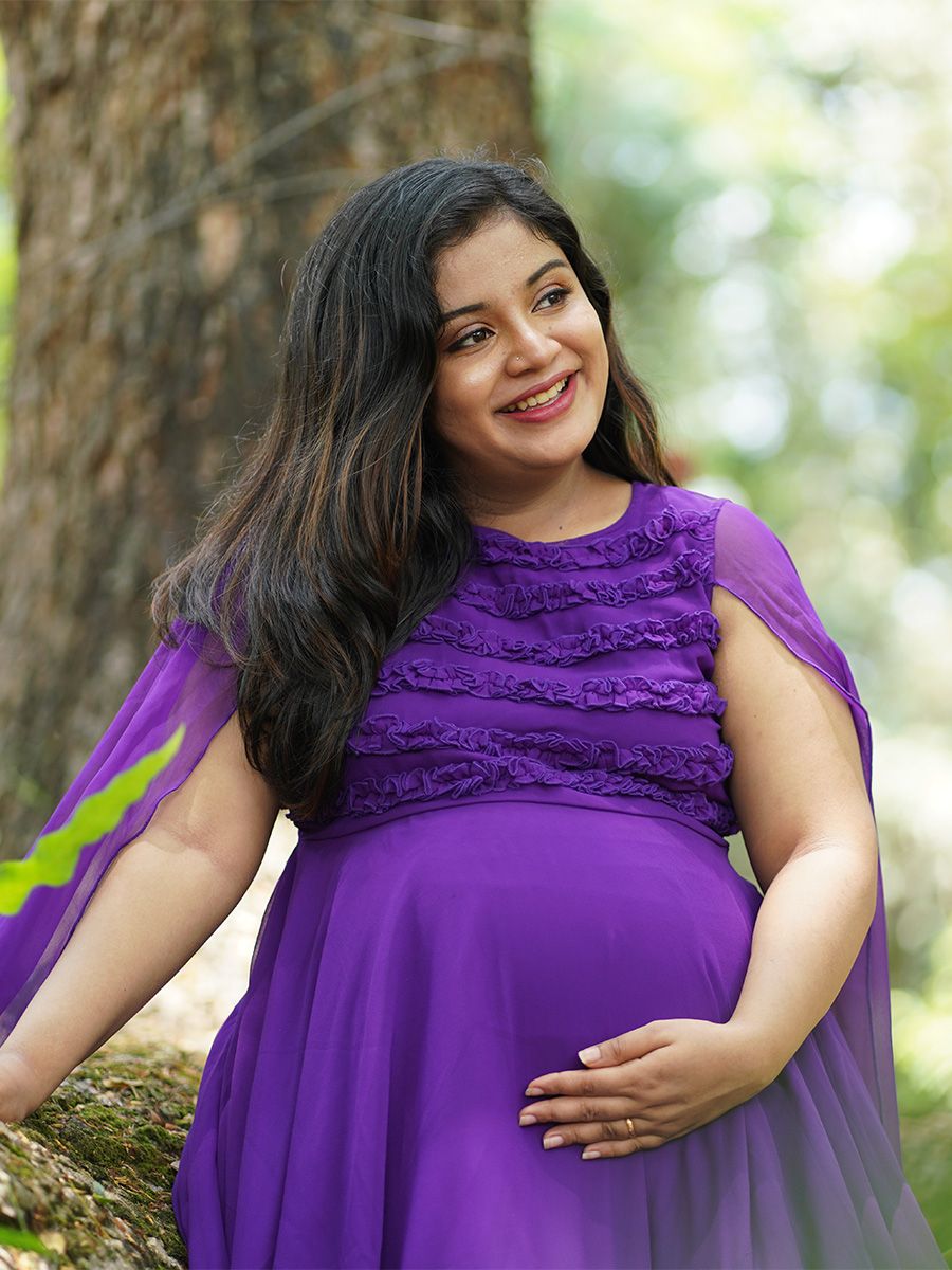 Maternity Dresses For Photo Shoot, Pregnant Women Shower Dress S