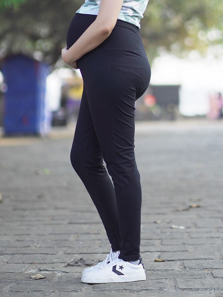Maternity-leggings, Black