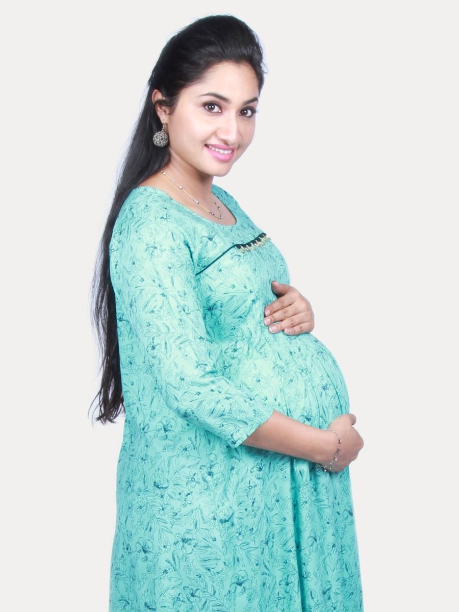 Maternity Midi Dress with FREE MASK (ANI)