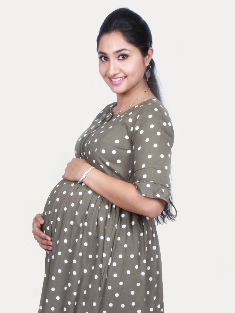  Maternity Midi Dress with FREE MASK (MISA)