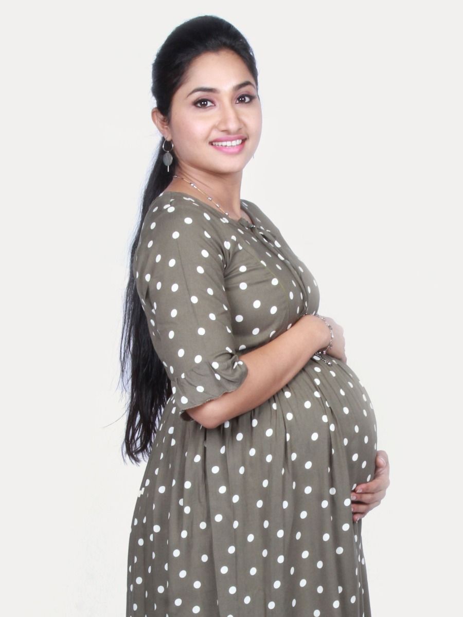  Maternity & Nursing short dress with FREE MASK (MISA)