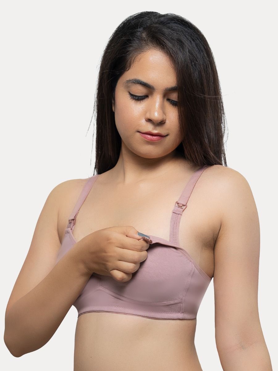Feeding Bra (Ziva Double Layer Moulded Knit Snow)