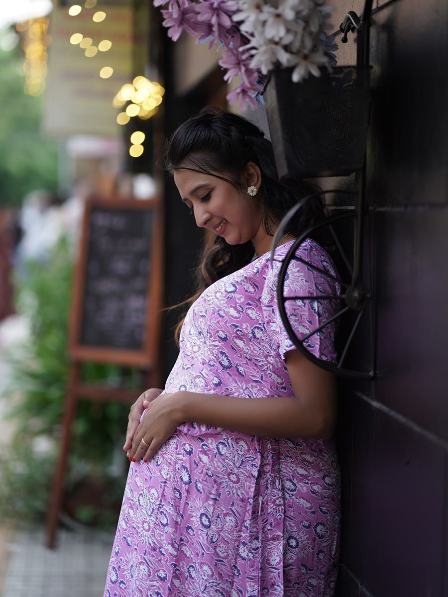 boob Nursing Night Gown  Maternity Wear – Bellies In Bloom