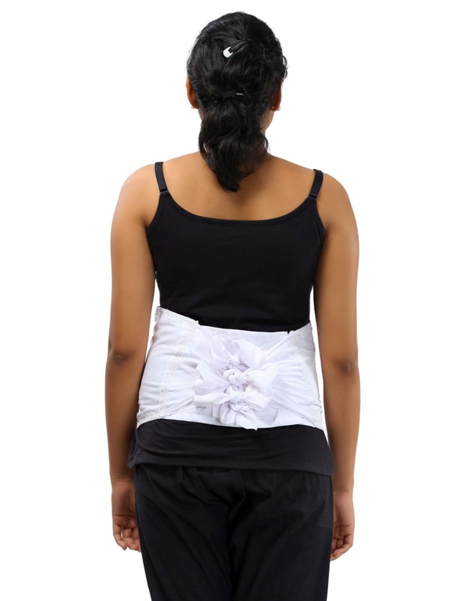 Postpartum Belly Wrap 100% Natural Cotton Muslin faja De Manta Tummy Control,  Maternity Wrap. TWO STYLES COMBO 