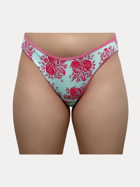 GREEN WOMEN'S PANTIES NAIVE CRYSTAL - Women's underwear LYEVA